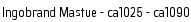 Ingobrand Mastue - ca1025 - ca1090